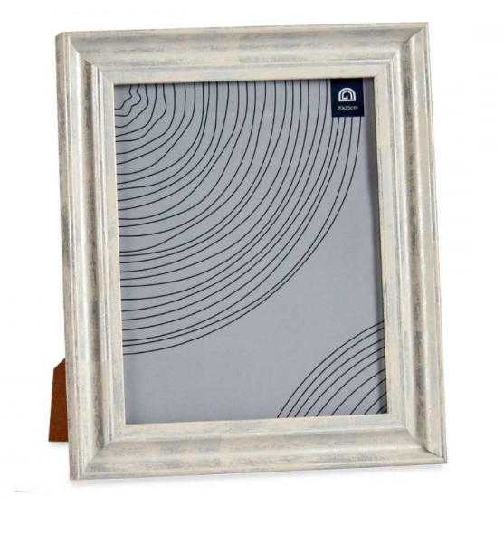 Silver Wood Effect Photo Frame